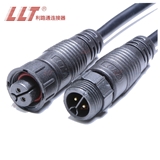 M16 automotive power wiring connector with 2 pin