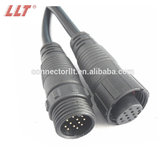 M16 12 pin electrical wire waterproof auto connector