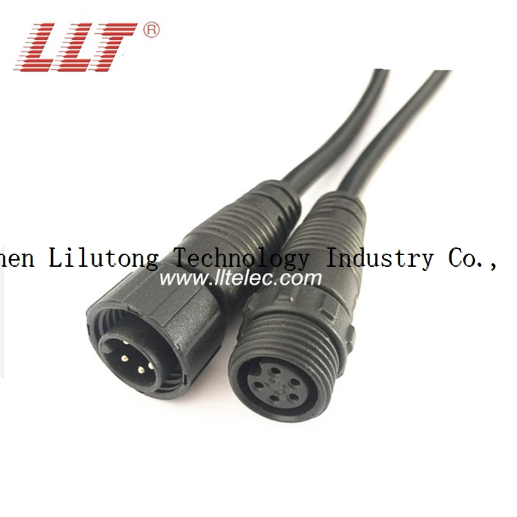 5 pin m16 screw terminal wire to wire electrical waterproof connector