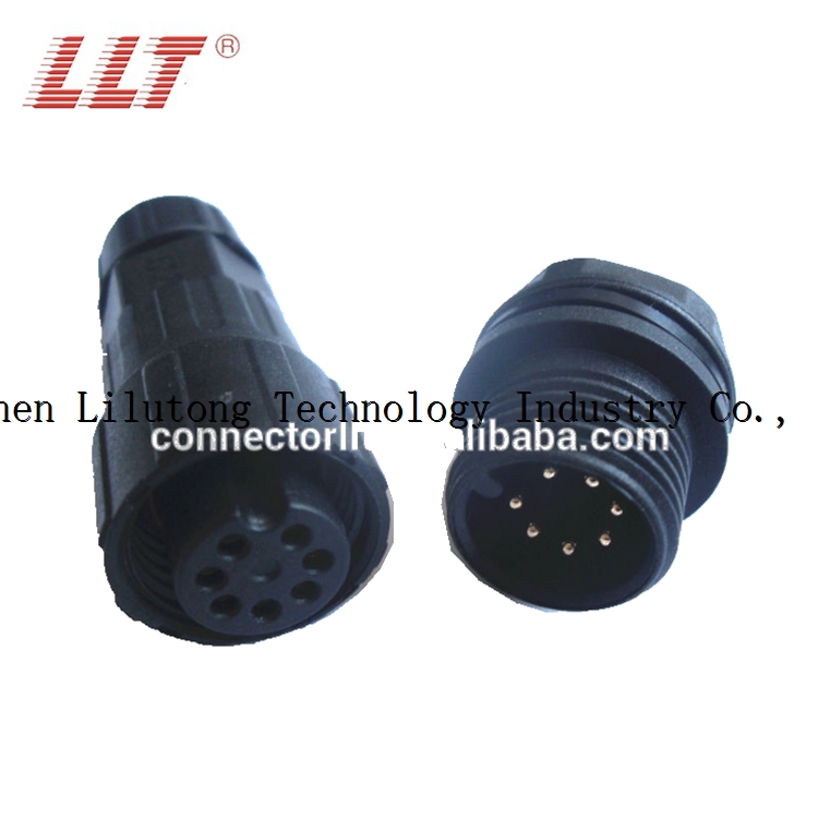 7 pin waterproof connector for led screen