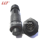 12 pin panel mount waterproof connector for street light