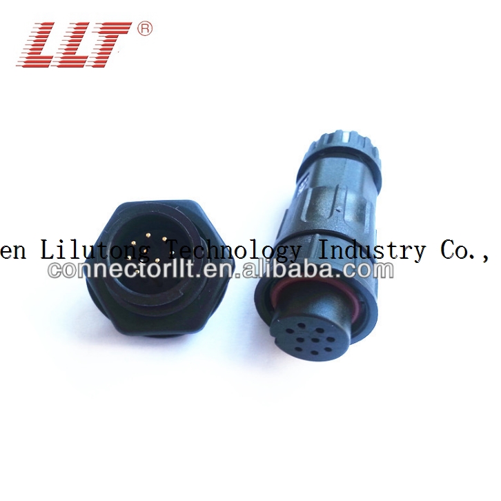 M19 9pin quick connect electrical waterproof connector