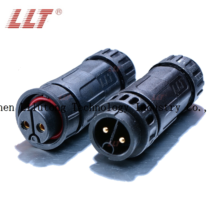 LLT M19 2 pin quick lock underwater waterproof connector