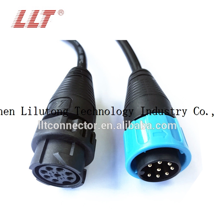 electrical wire 3 way IP67 waterproof connector