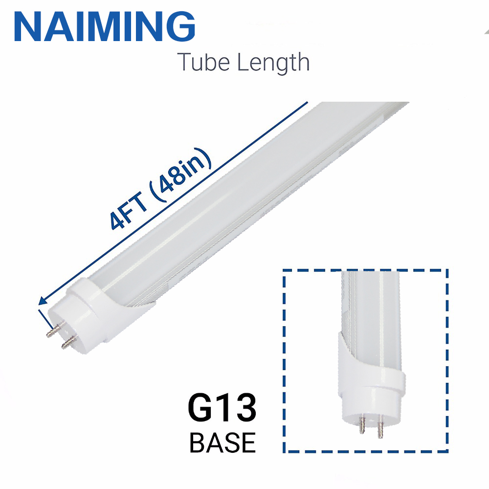Shenzhen free sample high efficacy led tube DLC T8 DLC 4ft 18W led tube light