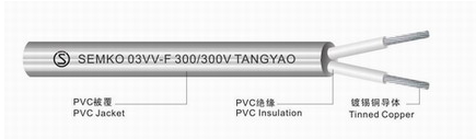 Two Core Transparent PVC & PVC Cable