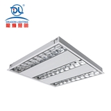 Aluminum sheet enclosure recessed LED grid fluorescent louver fitting grille lamp