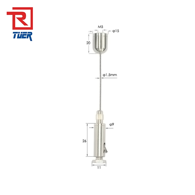 Adjustable light suspension kit for LED light