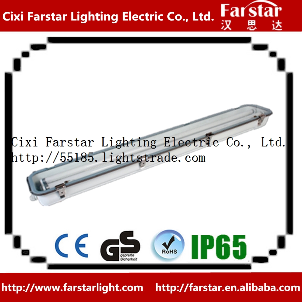 Stainless Steel waterproof lighting fixture fluorescent lamp