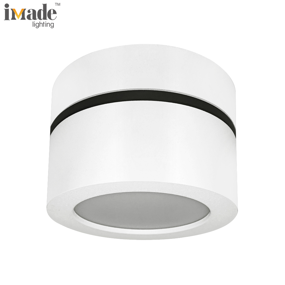 Flush round 10w wide beam angle led surface mounted downlight