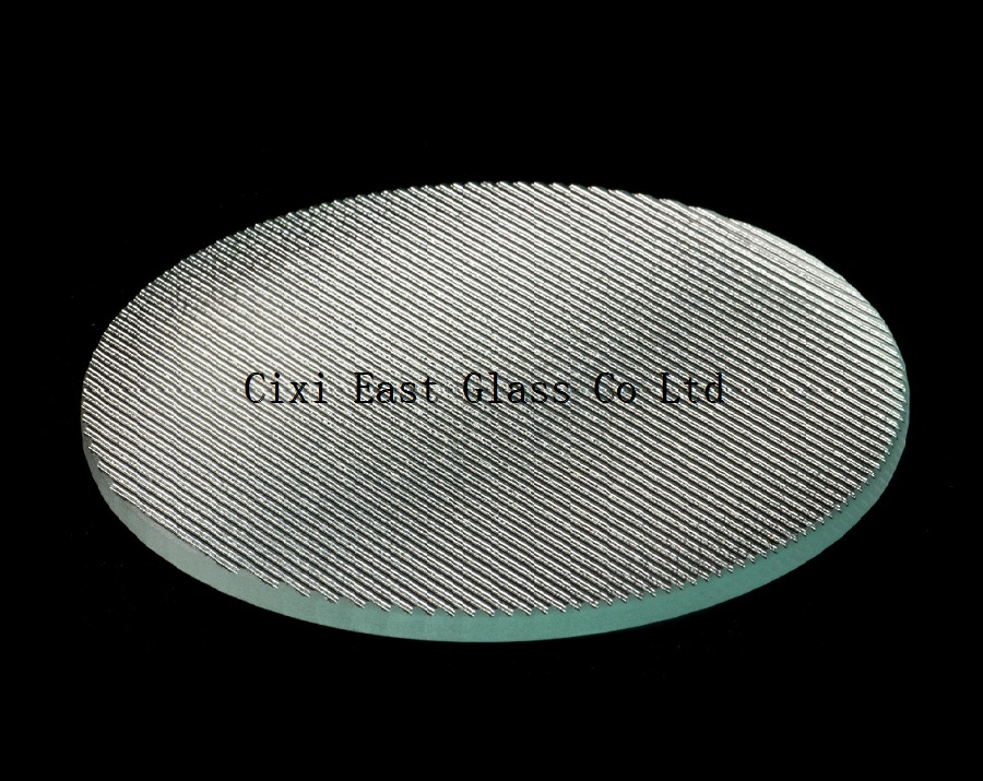 spread glass lens tempered pattern glass