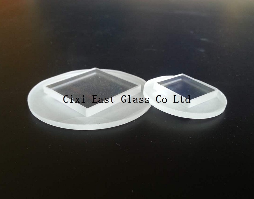 small size step glass customized tempered glass