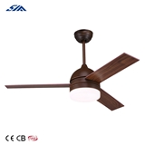 48 inch energy star low power consumption decorative ceiling fan with LED light remote control