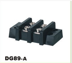 Black Barrier Terminal Block 14.0 Spacing Solderless Foot with Fixing Hole DG89-A