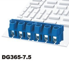 High positive screw type PCB terminal block DG365-7.5