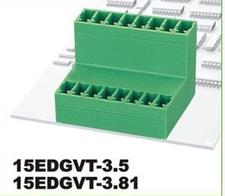 High positive plug terminal block 15EDGVT-3.5 3.81