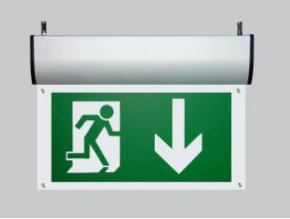 LED Fire Exit Sign with Self-Test