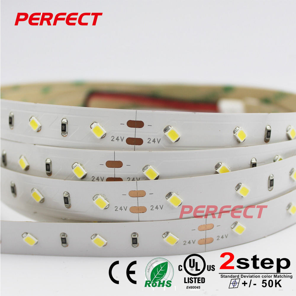 Wholesale smd 2835 led strip with 24V 50led 5m warm pure nature white color
