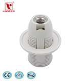CE VDE SAA KC All Thread E14 Plastic Lamp Holder White Or Black Lampholder
