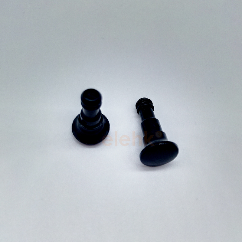 Black Colour 94V-2 Nylon66 Snap Clip Plastic Rivet