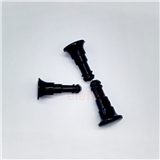 High Quality 9mm 9.5mm Black Plastic Snap Rivet