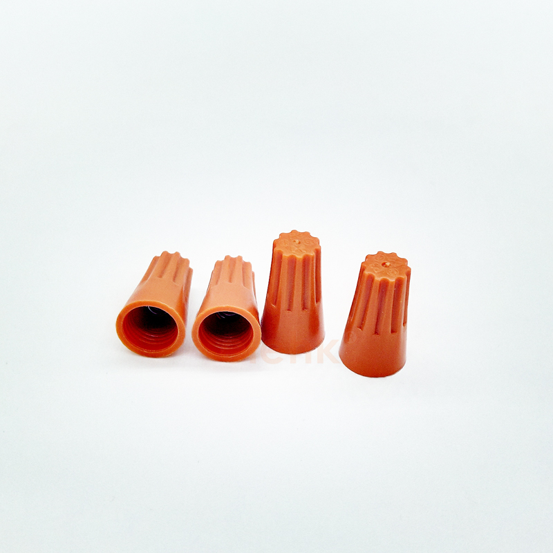 Free Samples Orange Colour Screw On Connectors