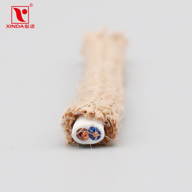 18 SVT UL hemp rope textile cable and wire XD-T005 fabric cable