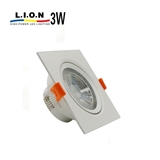 High quality mini energy saving adjustable dimmable 3w led down light
