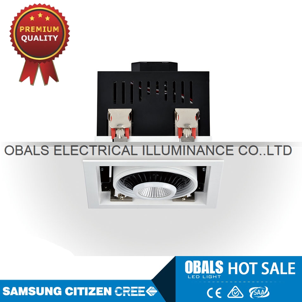 OBALS China 30W Square COB LED Panel Light Downlight Recessed Housing 10W 18W Down LED Grille Light