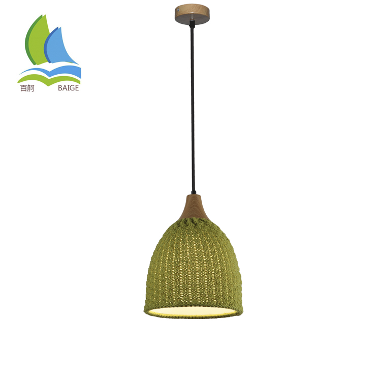 Wholesale Solid Color Wool knitwear Pendant Lamp for Living Room
