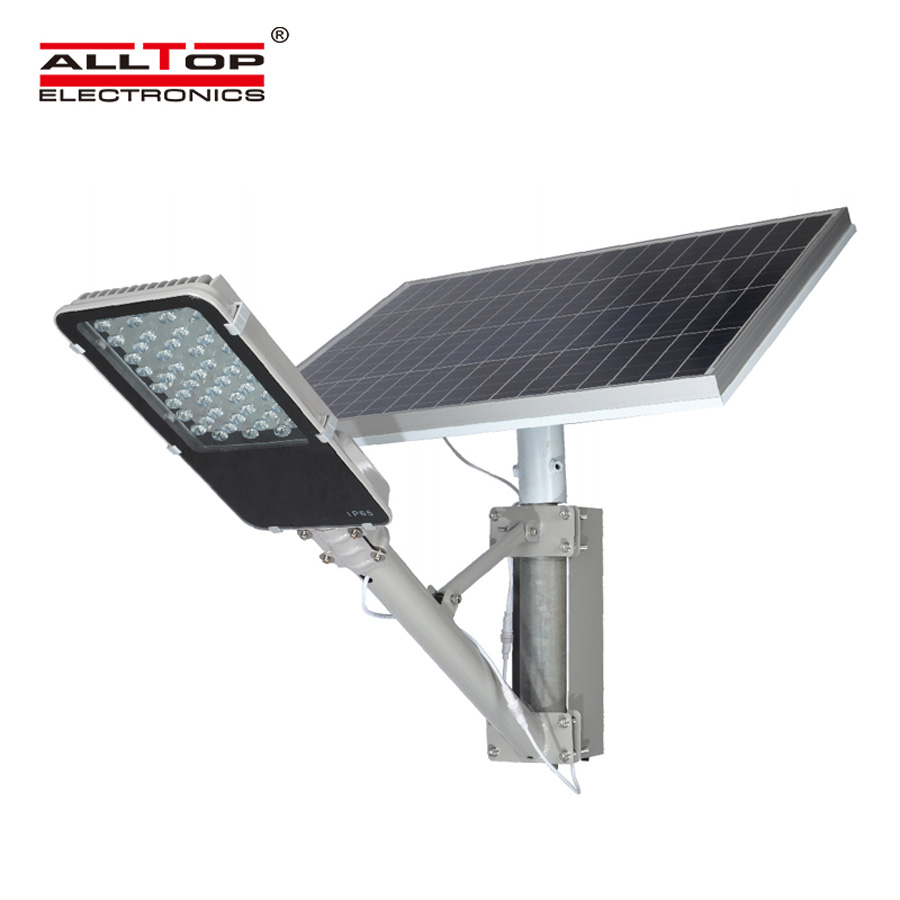 Waterproof aluminum integrated all in one solar 60w led street light