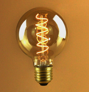 Spiral LED Filament Bulb