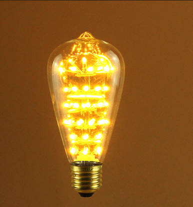 Teardrop LED Warm White Retro Bulb