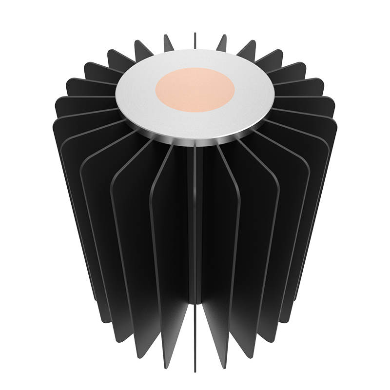 80W FCZ Series LED Heat Sink for down light track light Dia98mm for COB Extruded Aluminum heat sink