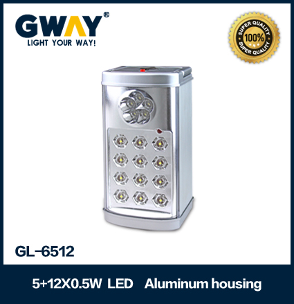 Aluminum housing(New) 5pcs of LED spotlight+12pcs 0.5W high power LED