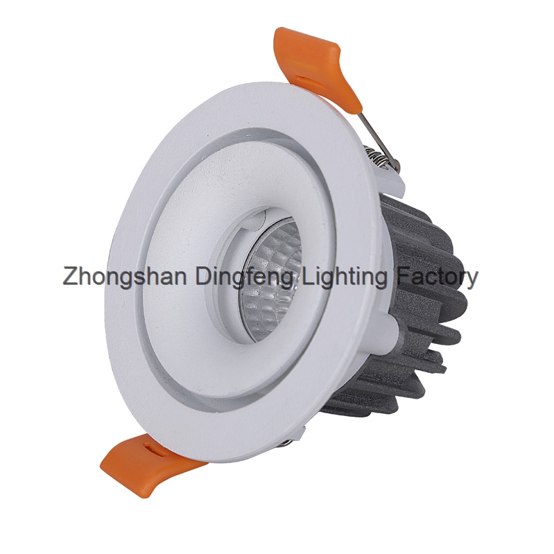 Die-casting aluminum COB downlight special light effect