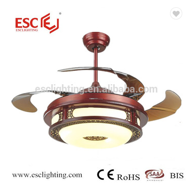 220V ceiling fan light best decorative ceiling fan invisible blade ceiling fan with light