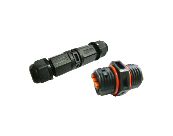 MDC-Mini 3poles waterproof connector 1 out 4 Assembly type