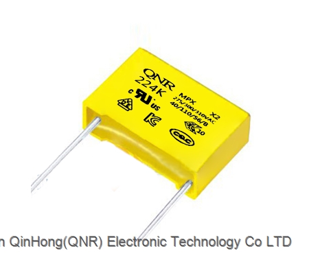 Metallized polypropylene film Anti interference capacitor QNR-X2Capacitance