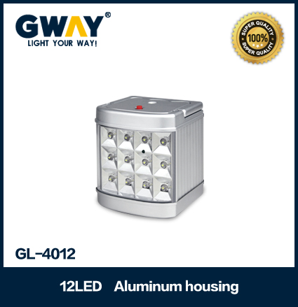 Aluminum housing(New) 12pcs of 5-6LM 3528 SMD LED light