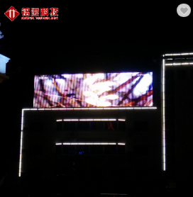 Transparent led media facade Led Commercial Advertising Display Screen