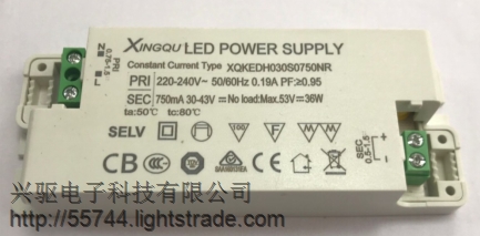 XQKEDHO24S0300NR profesional manufacturer of LED ighting alve power