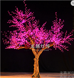 3.5m purple artificial light up cherry trees