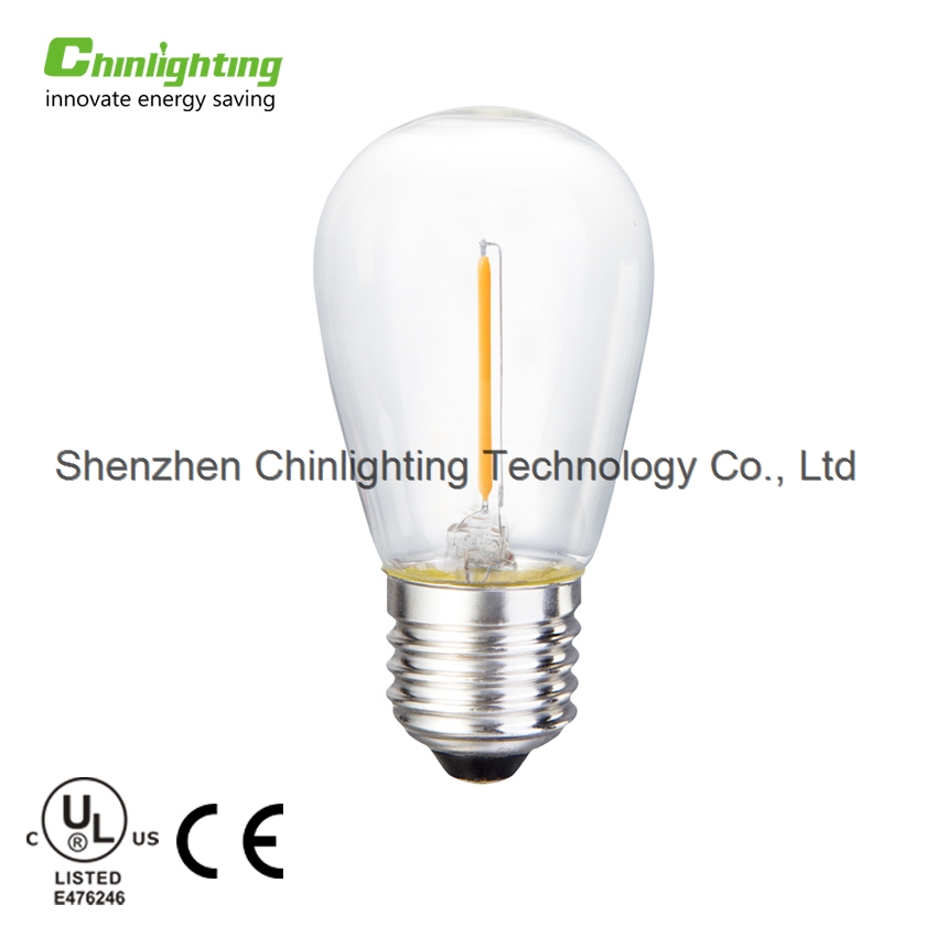 Chinlighitng S14 E26 E27 1.5W indoor decorate lighting energy saving LED Filament Bulb