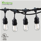 IP65 waterproof garden tree edison S14 filament bulb connectable remote control LED String light