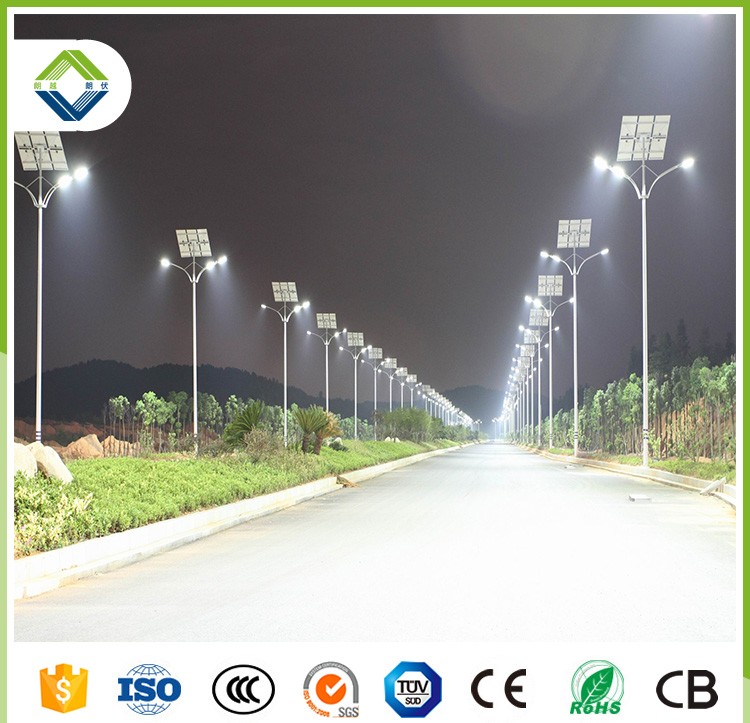 High quality outdoor lithium battery system30W LED solar power street light