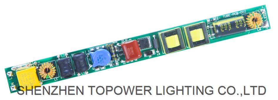 25W fluorescent lamp non-isolated driver current 320mA with PF0.95 can with EMC certificate