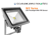 SKY series LED Floodlight with pir sensor