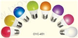 OYC-451 LED colorful bulb E27 3W energy saving chrismas decoration outdoor use