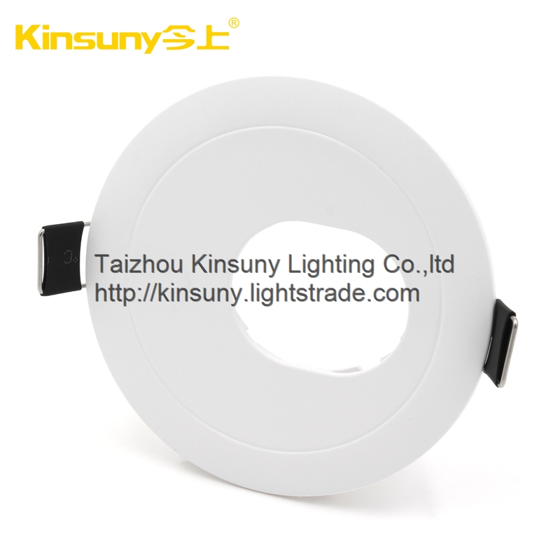 Ceiling cut out size 75mm led down light housing casing mr16 gu10 led recessed light housing
